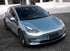 Mallcas™ Glossy Metallic Light Steel Blue Vinyl Wrap (PET Liner)