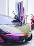 Mallcas™ Glossy Magic Colored Purple Vinyl Wrap (PET Liner)