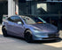 Mallcas™ Glossy Dreamy Grey Purple Vinyl Wrap (PET Liner)