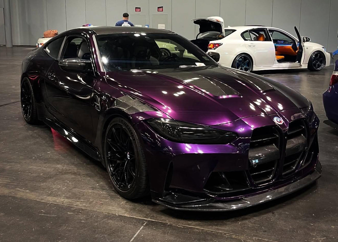 Mallcas™ TPU ColorPPF Super Bright Black Magic Purple