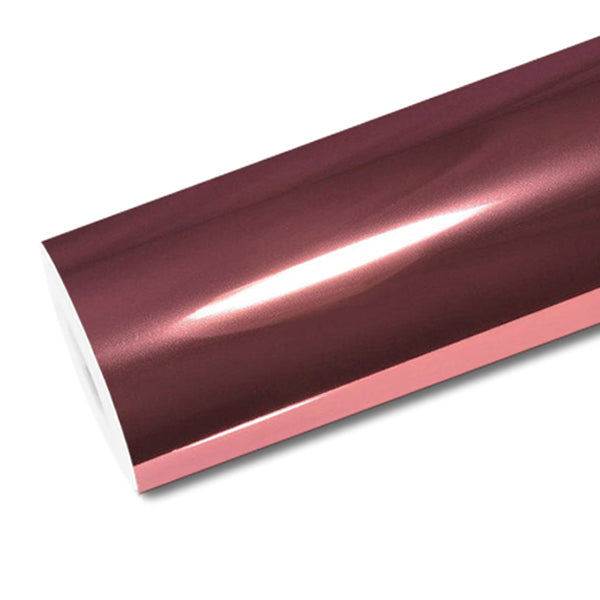 Mallcas™ Mirror Chrome Rose Gold Vinyl Wrap (PET Liner)
