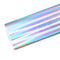 Mallcas™ Holographic Chrome Silver Vinyl Wrap (PET Liner)
