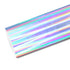 Mallcas™ Holographic Chrome Silver Vinyl Wrap (PET Liner)