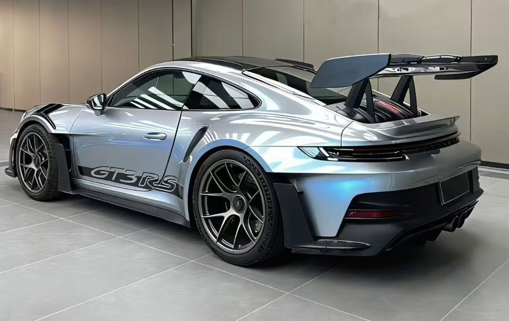 Mallcas™ Gloss Technology Silver Blue Vinyl Wrap (PET Liner)