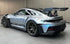 Mallcas™ Gloss Technology Silver Blue Vinyl Wrap (PET Liner)