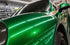 Mallcas™ Glossy Metallic Magic Flame Green Vinyl Wrap (PET Liner)