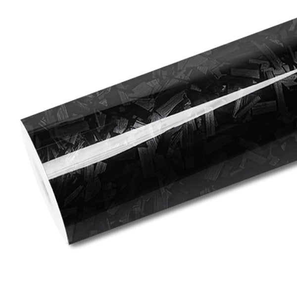 Mallcas™ Glossy Forging Carbon Black Vinyl Wrap (PET Liner)