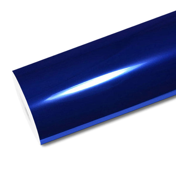 Mallcas™ Mirror Chrome Blue Vinyl Wrap (PET Liner)