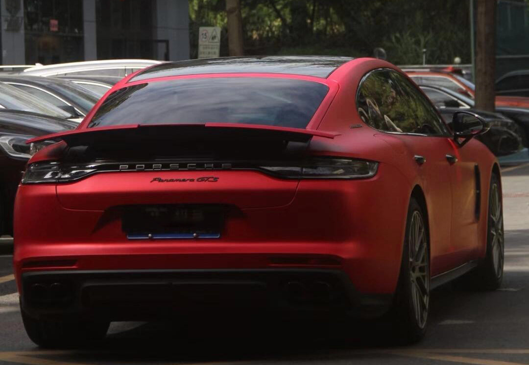 Mallcas™ Matte Chrome Red Vinyl Wrap (PET Liner)