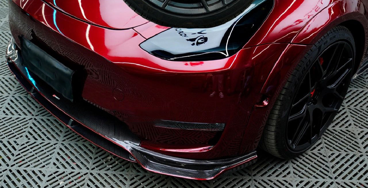 Mallcas™ Glossy Liquid Metallic Dragon Blood Red Vinyl Wrap (PET Liner)